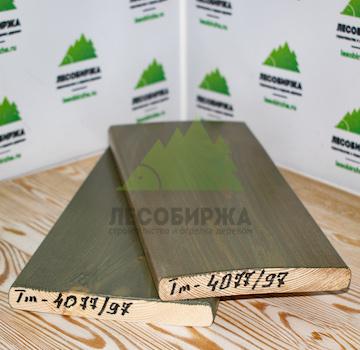 Крашеный планкен из лиственницы TM-4077/97 (лак Teknos)