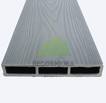 Доска для грядок, клумб из ДПК средняя NauticPrime Esthetic Wood 225х30х2950 Серая