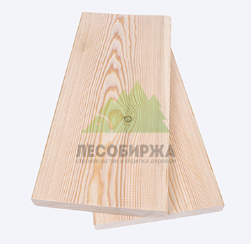 Планкен из лиственницы прямой сорт ПРИМА(А) 120x20x5000