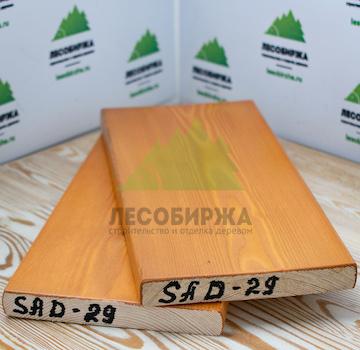 Крашеный планкен из лиственницы SAD-29 (лак Teknos)