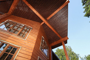 Реставрация и покраска фасада 485 м2 гидромаслом Renner в КП Никологорское