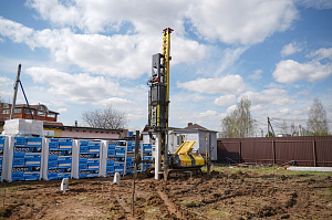 Строительство двухэтажного дома из газобетона с фальцевой кровлей в КП Нахабино Страна 7