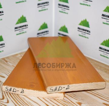 Крашеный планкен из лиственницы SAD-2 (лак Teknos)