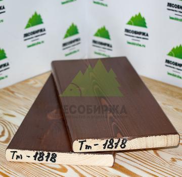 Крашеный планкен из лиственницы TM-1818 (лак Teknos)