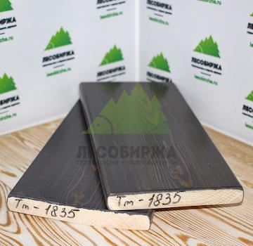 Крашеный планкен из лиственницы TM-1835 (лак Teknos)