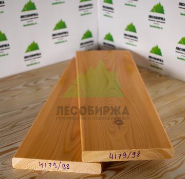 Крашеный планкен из лиственницы прямой сорт ВС (С) 140x20x4000