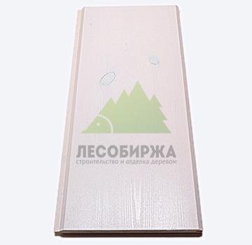 Крашеная (белый лак) имитация бруса из сосны сорт АВ 135х20х6000