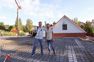 Реконструкция фундаментной плиты и устройство буронабивных свай в КП Горки-11