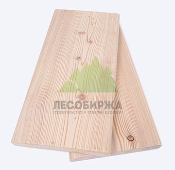 Планкен из лиственницы прямой сорт АВ 145x20x3000