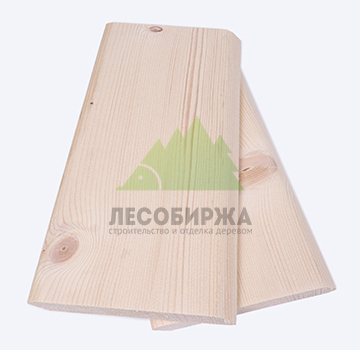 Планкен из сосны скошенный сорт АВ 90x20x3000
