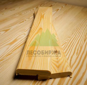 Наличник из лиственницы гладкий сорт ПРИМА (А) 170x20х3000