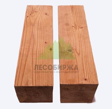 Брус обрезной из термососны сорт АВ 150x150x6000