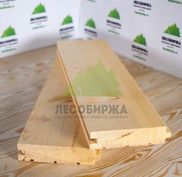 Доска пола из лиственницы сорт ВС (С) 115x28x4000